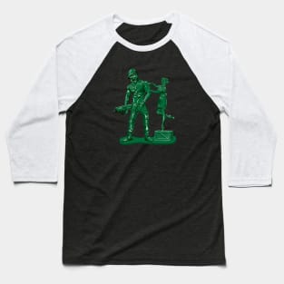 Green Army Man Vaccine Baseball T-Shirt